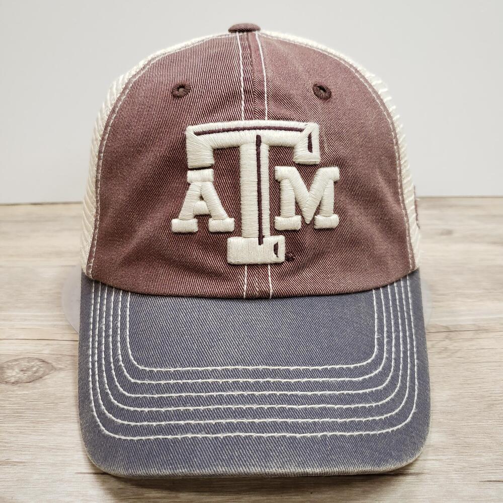 Texas A&M Aggies Hat Cap Snap Back Mens One Size Maroon NCAA Top Of The World